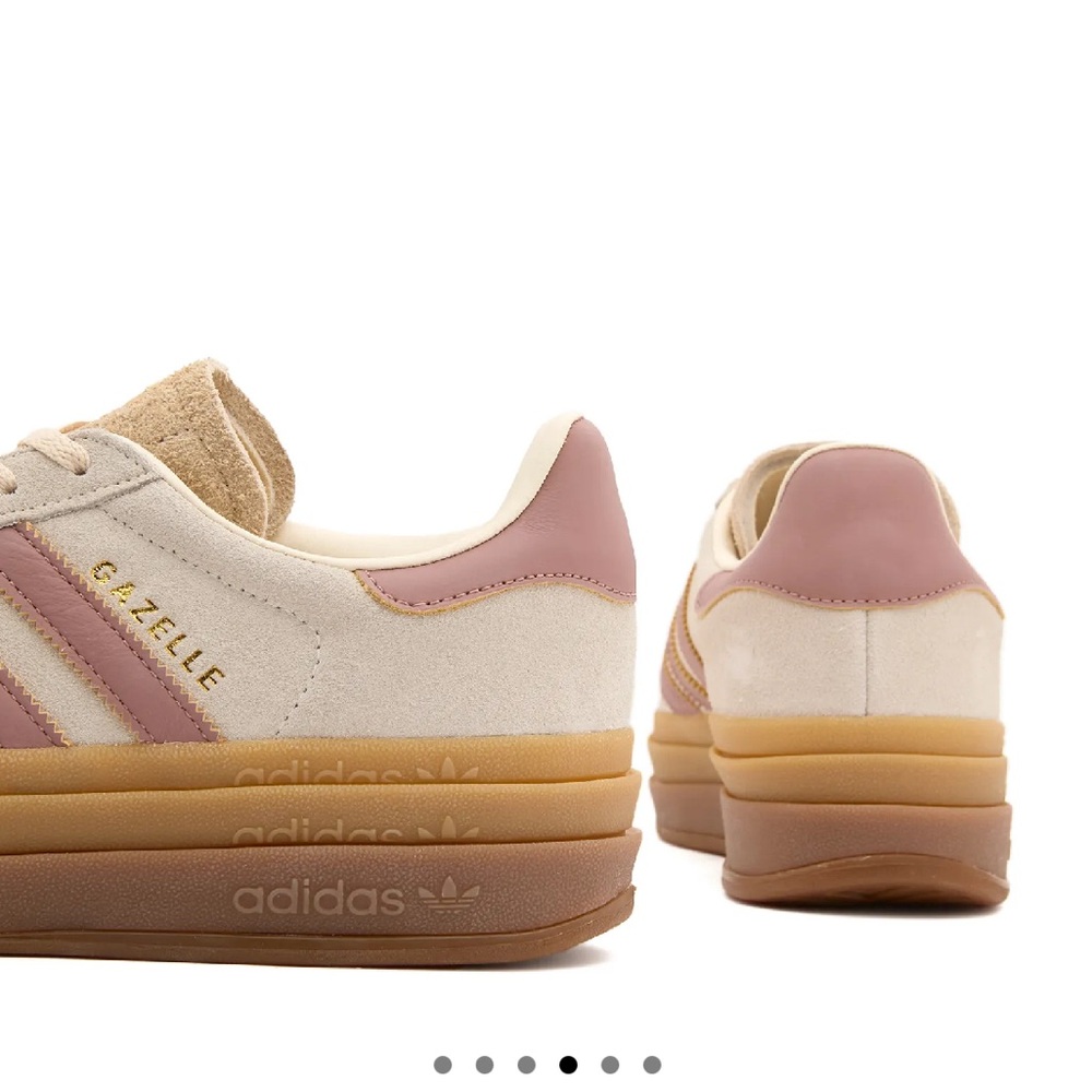 NWT and box Adidas Gazelle Bold Women’s 11 cream/clay - Picture 4 of 14